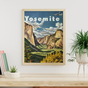 Yosemite poster vintage, Voyage