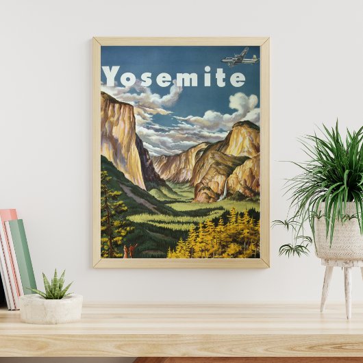 Yosemite poster vintage, Voyage