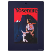 Yosemite  poster Yosemite, CA Klembord (Achterkant)