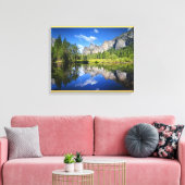 Yosemite Reflection Canvas Afdruk (Insitu (Woonkamer))