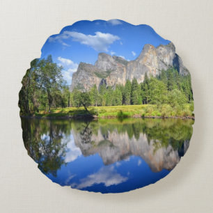 Yosemite Reflection Rond Kussen