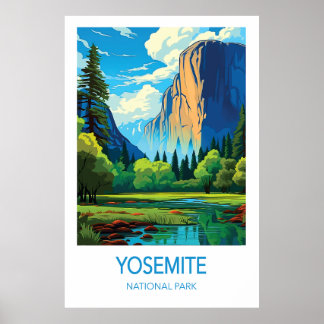 Yosemite Reisposter Nationaal Park Kunst Poster