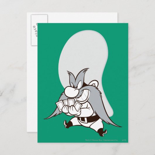 Yosemite Sam Jouer Des Cartes (Devant / Derrière)