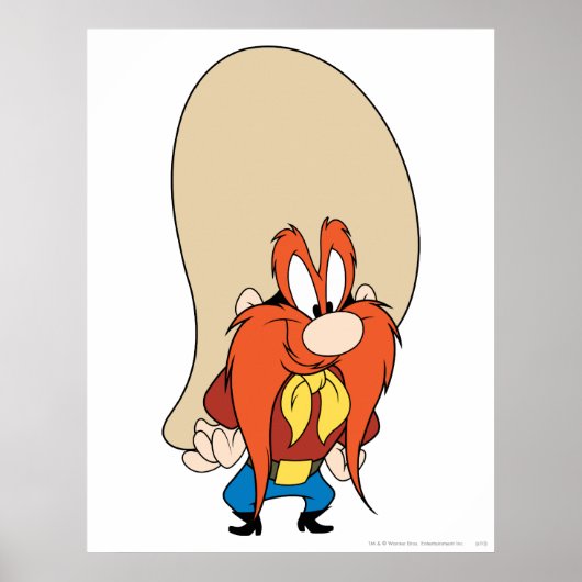 Yosemite Sam met de handen op de heupen Poster (Voorkant)