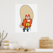 Yosemite Sam met de handen op de heupen Poster (Keuken)