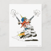 Yosemite Sam Road Rage Briefkaart (Voorkant)