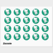 Yosemite Sam Steaming Mad Ronde Sticker (Vel)