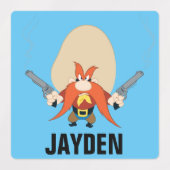 Yosemite Sam weer weg Labels (Design 1)