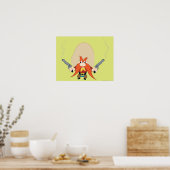Yosemite Sam weer weg Poster (Keuken)