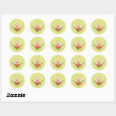 Yosemite Sam weer weg Ronde Sticker (Vel)