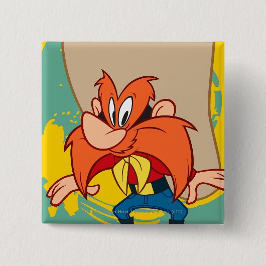 Yosemite Standing Vierkante Button 5,1 Cm (Voorkant)