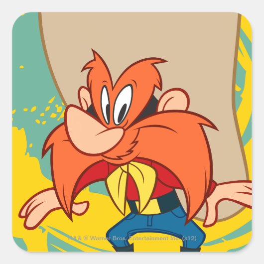 Yosemite Standing Vierkante Sticker (Voorkant)