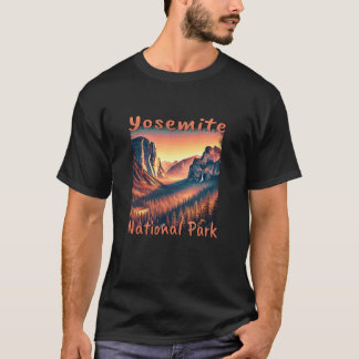 Yosemite Sunset Hiking Nature Mountains T-shirt