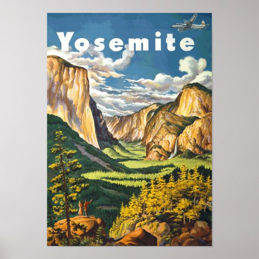 Yosemite Travel Art Poster (Voorkant)