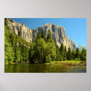 Yosemite uit Valley Floor, Sierra-Nevada Poster