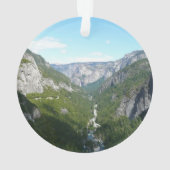 Yosemite-vallei in het Nationaal Park Yosemite Ornament (achterkant)