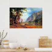 Yosemite Valley 2 van Bierstadt Poster (Keuken)