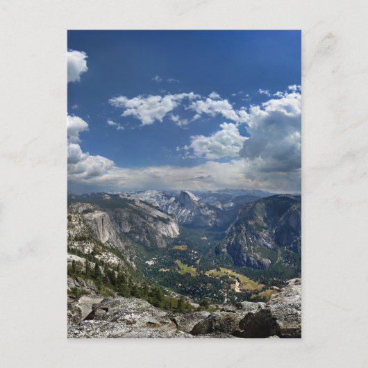 Yosemite Valley and Half Dome from Eagle Peak Briefkaart (Voorkant)