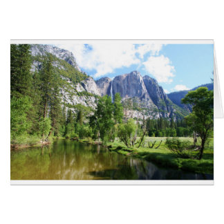 Yosemite Valley blanco kaart