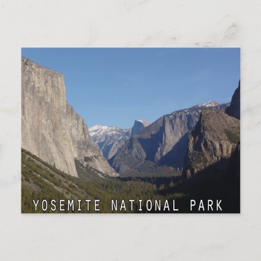 Yosemite Valley Briefkaart (Voorkant)
