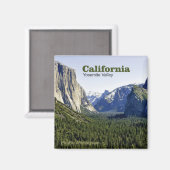Yosemite Valley California Travel Magnets photo (Recto/Verso)