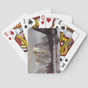 Yosemite Valley, Californië (Cathedral Rock) Pokerkaarten