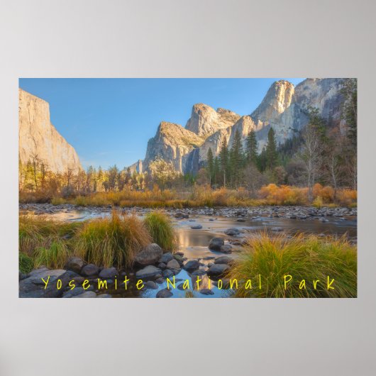 Yosemite Valley Evening Poster (Voorkant)