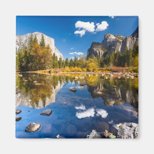 Yosemite Valley in Herfst Magneet