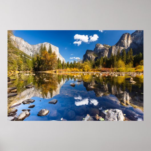 Yosemite Valley in Herfst Poster (Voorkant)