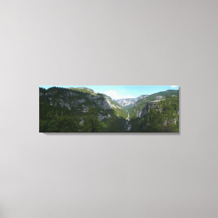 Yosemite Valley in Yosemite National Park Canvas Afdruk
