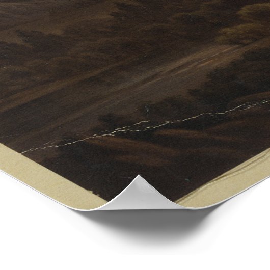 Yosemite valley. Na het schilderij van Thomas Hill Poster (Hoek)