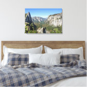 Yosemite Valley Panorama 2 - Yosemite Canvas Afdruk (Insitu (Slaapkamer))