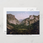 Yosemite Valley panorama,  Californië Briefkaart (Voorkant / Achterkant)