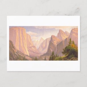 Yosemite Valley  Prang Lithograph Briefkaart