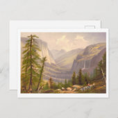 Yosemite Valley  Prang Lithograph Briefkaart (Voorkant / Achterkant)