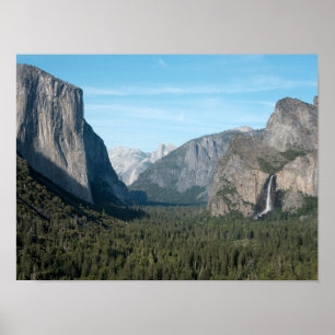 Yosemite Valley Print, Poster Papier (Halfmat Glan