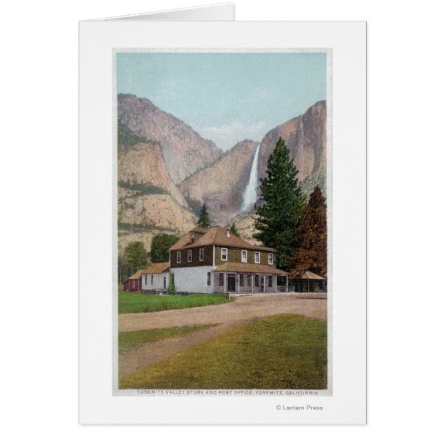 Yosemite Valley Store and Post Kantoor (Voorkant)