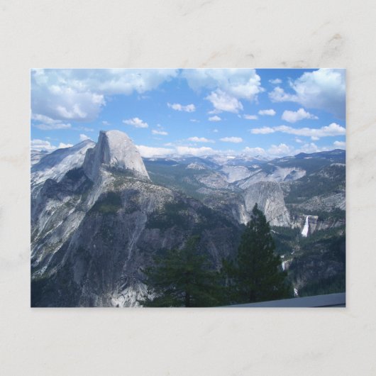 Yosemite Valley uit Glacier Point Briefkaart (Voorkant)