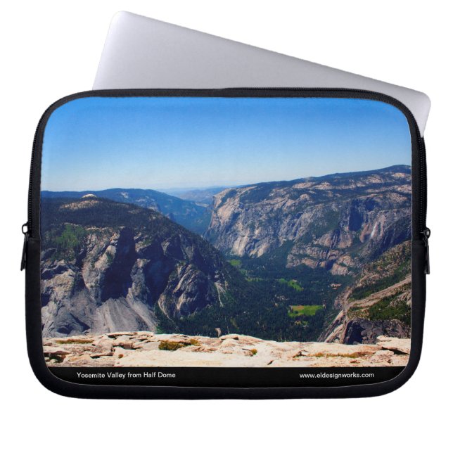 Yosemite Valley uit Half Dome Laptop Sleeve (Voorkant)