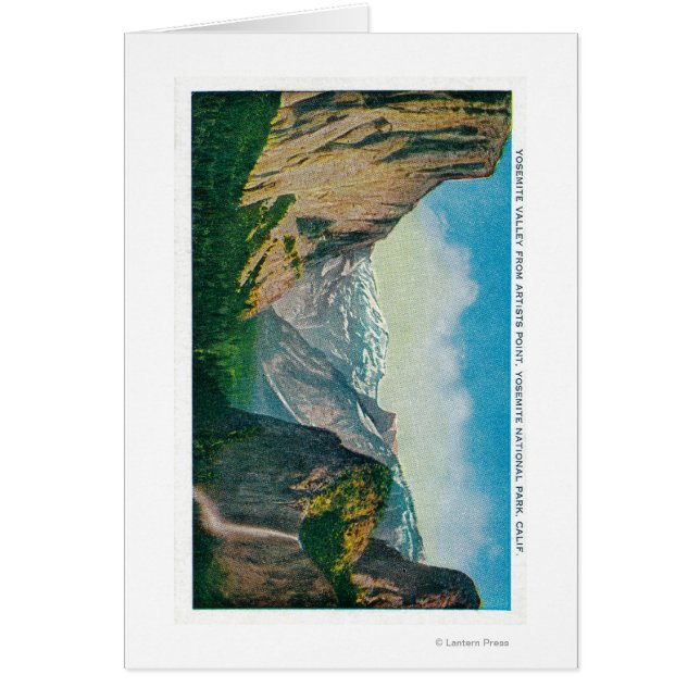 Yosemite Valley van Artist's Point (Voorkant)