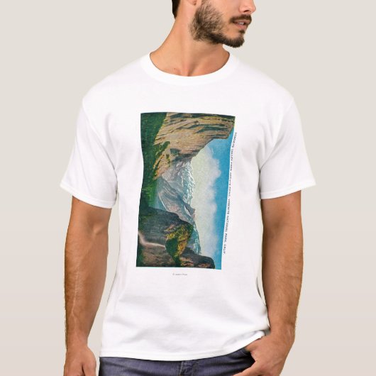 Yosemite Valley van Artist's Point T-shirt (Voorkant)
