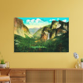 Yosemite Valley ViewYosemite, CA Canvas Afdruk (Insitu (Woonkamer))