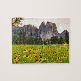 Yosemite Valley Wildbloemen Puzzle Legpuzzel
