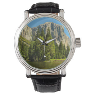 Yosemite Vanaf Valleibodem, Sierra-Nevada Horloge
