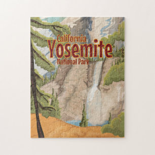 Yosemite Vintage Poster Legpuzzel