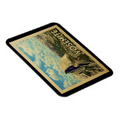 Yosemite Vintage Travel Magneet (Rechterzijde)