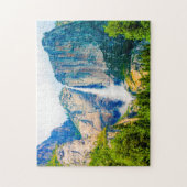 Yosemite Waterfall Nevada. Legpuzzel (Verticaal)