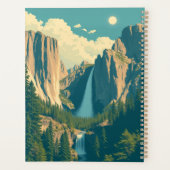 Yosemite Waterval  Retro Planner (Achterkant)