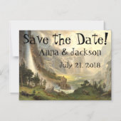 Yosemite Wilderness Falls Save Date Carte magnétiq (Recto)