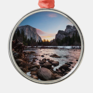 Yosemite's poorten van de vallei metalen ornament
